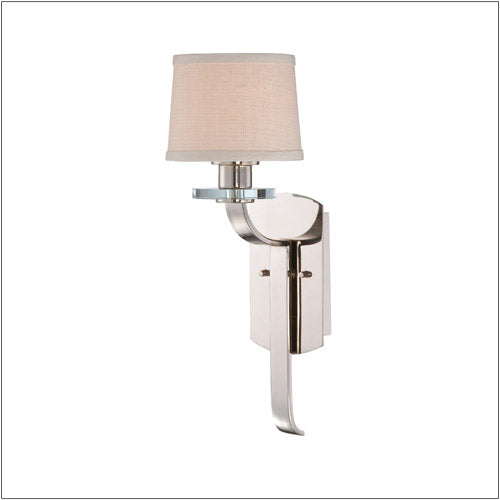 Quoizel Sutton Place Imperial Silver Wall Light QZ/SUTTON PL1