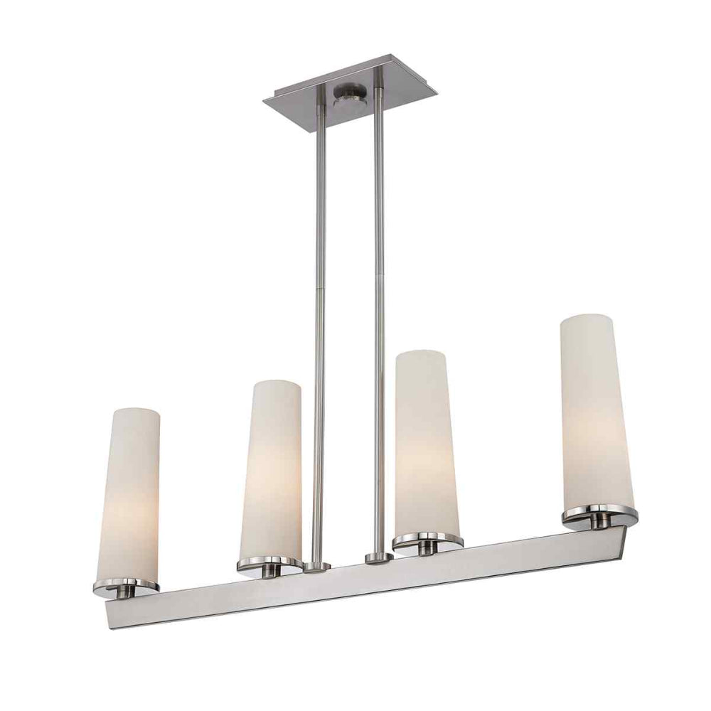 Quoizel Chelsea Loft 4 Light Pendant Light in Brushed Nickel
