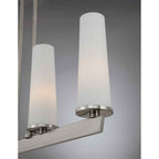 Quoizel Chelsea Loft 4 Light Pendant Light in Brushed Nickel