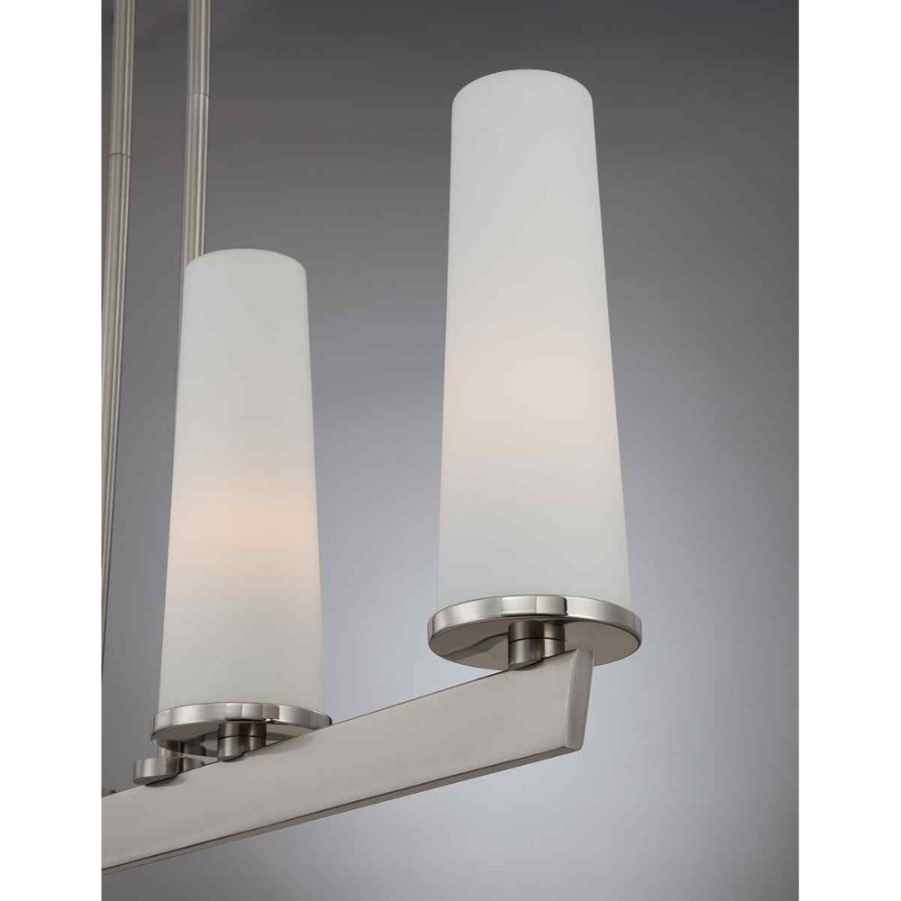 Quoizel Chelsea Loft 4 Light Pendant Light in Brushed Nickel