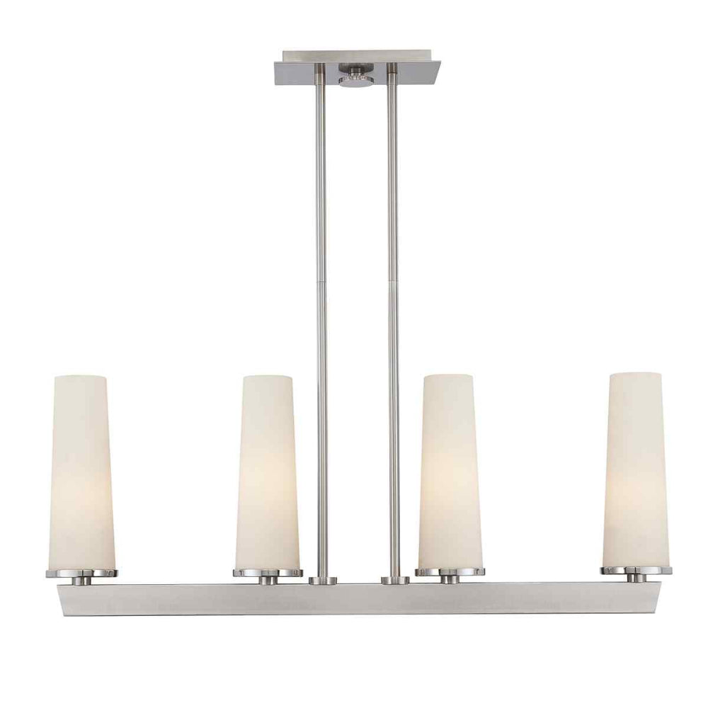Quoizel Chelsea Loft 4 Light Pendant Light in Brushed Nickel