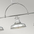 Quoizel Emery 3 Light Bar Pendant Light in Imperial Silver