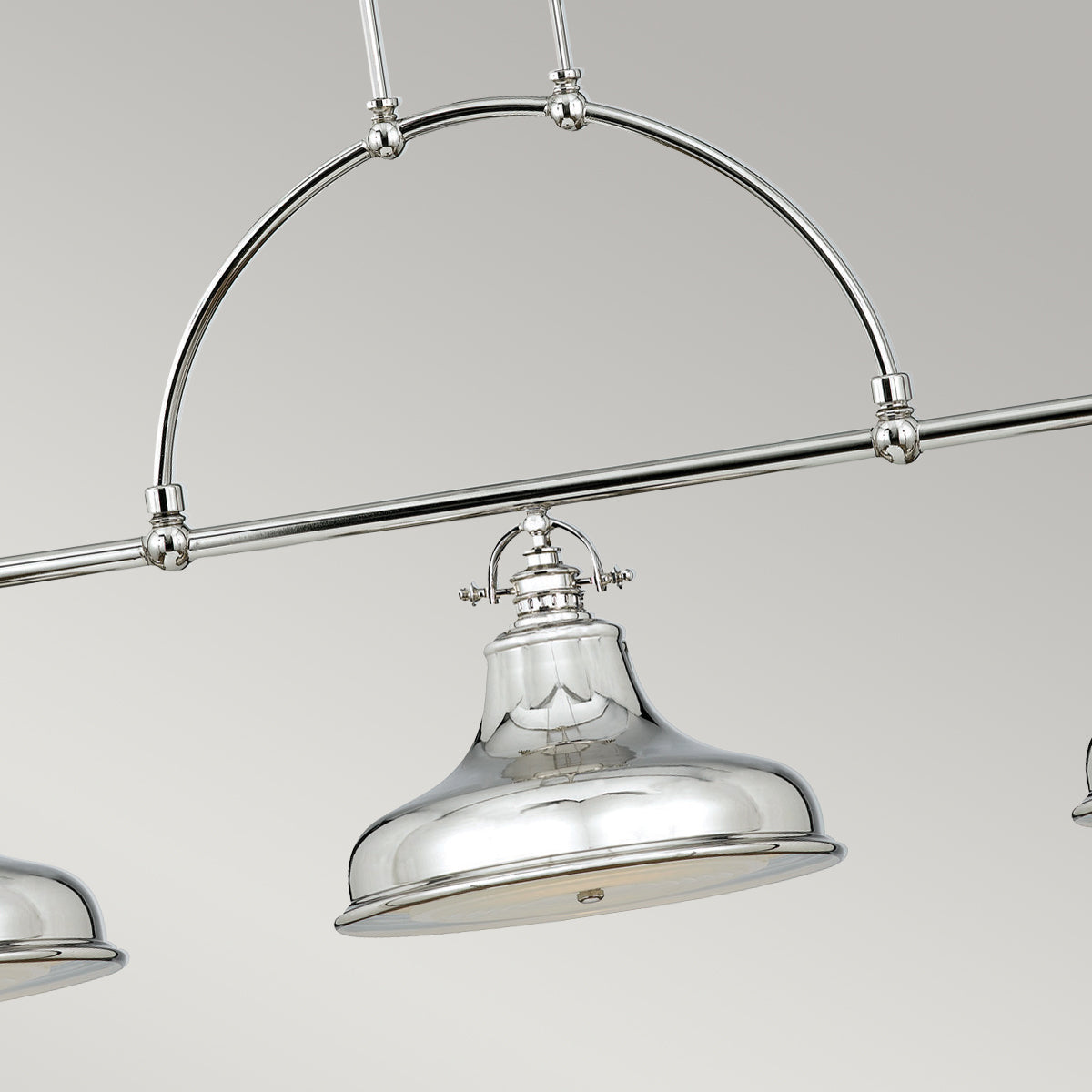 Quoizel Emery 3 Light Bar Pendant Light in Imperial Silver