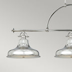 Quoizel Emery 3 Light Bar Pendant Light in Imperial Silver