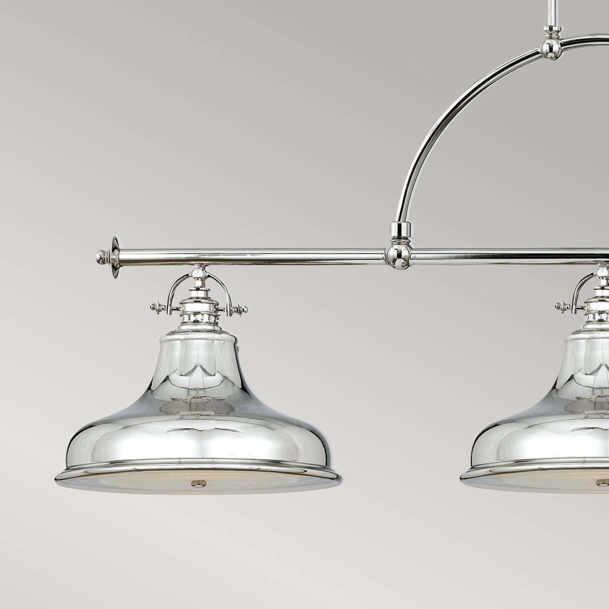Quoizel Emery 3 Light Bar Pendant Light in Imperial Silver