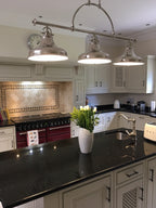 Quoizel Emery 3 Light Bar Pendant Light in Imperial Silver