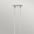 Quoizel Emery 3 Light Bar Pendant Light in Imperial Silver