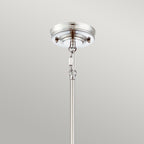 Quoizel Emery Medium Pendant Light in Imperial Silver