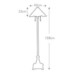 Quoizel Inglenook Tiffany Floor Lamp in Valiant Bronze