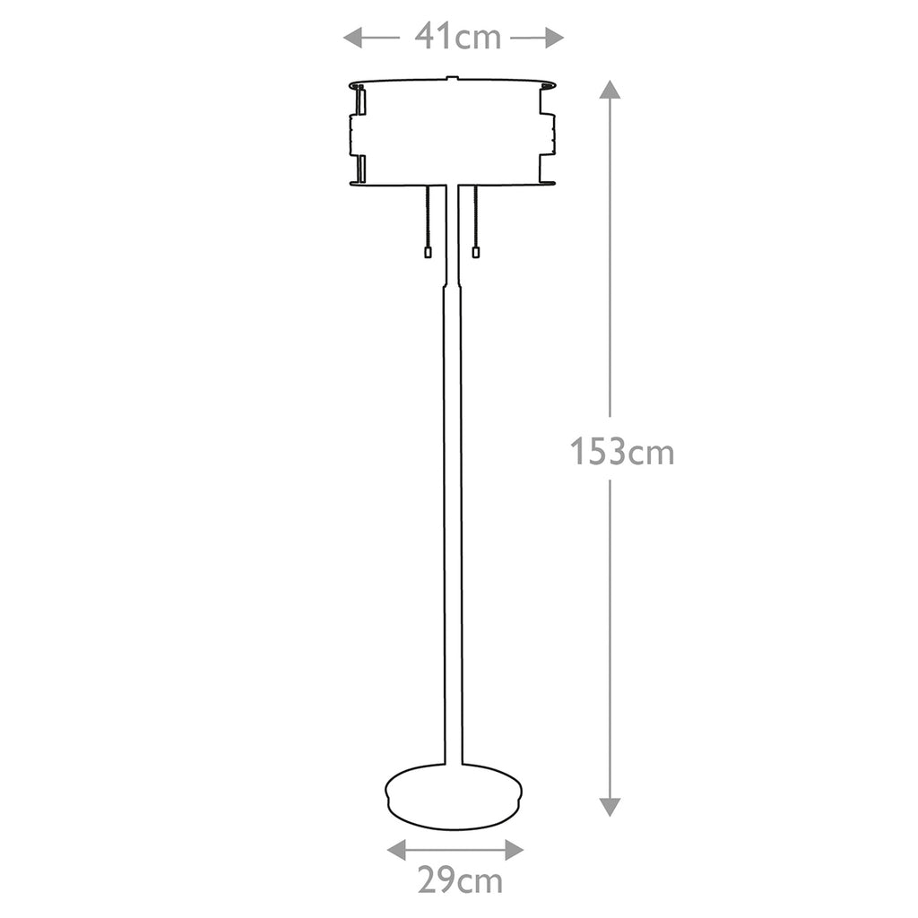 Quoizel Laguna Mosaic Floor Lamp in Renaissance Copper