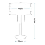 Quoizel Laguna Mosaic Table Lamp in Renaissance Copper