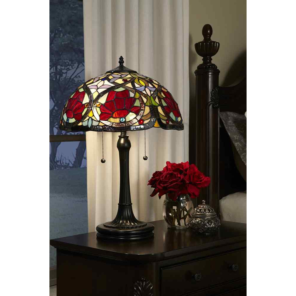 Quoizel Larissa Table Lamp in Vintage Bronze