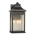 Quoizel Livingston Large Outdoor Wall Lantern in Imperial Bronze