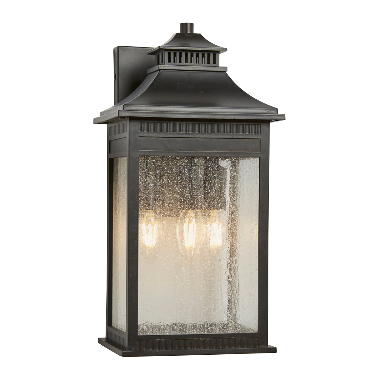 Quoizel Livingston Large Outdoor Wall Lantern in Imperial Bronze