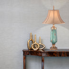 Quoizel Monteverde Table Lamp in Aged Brass and Ceramic Glaze 