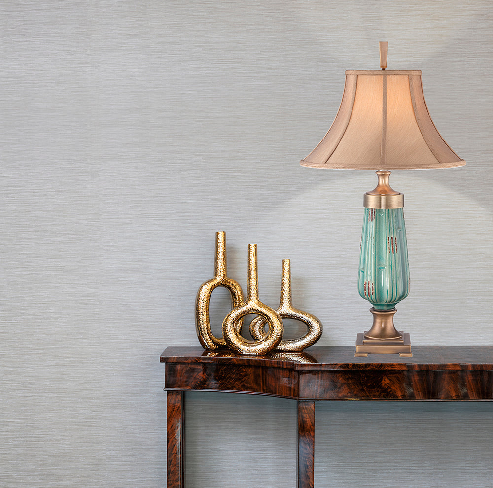 Quoizel Monteverde Table Lamp in Aged Brass and Ceramic Glaze 
