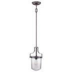 Quoizel Penn Station 1 Light Mini Pendant Western Bronze QZ-PENN-STATION-S-WT