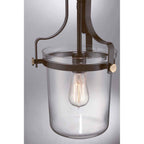 Quoizel Penn Station 1 Light Mini Pendant Western Bronze QZ-PENN-STATION-S-WT