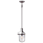 Quoizel Penn Station 1 Light Mini Pendant Western Bronze QZ-PENN-STATION-S-WT