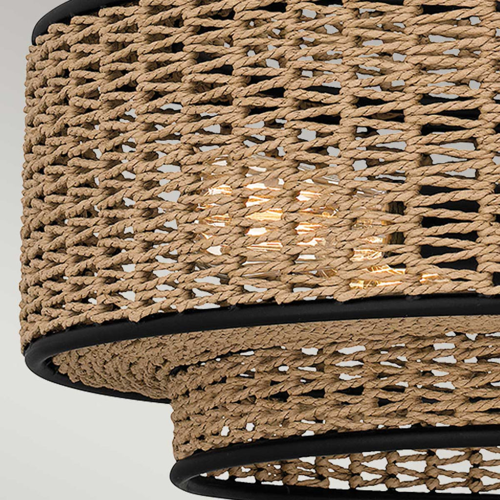 Quoizel Teton 5 Light Pendant Matte Black