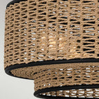 Quoizel Teton 5 Light Pendant Matte Black