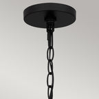 Quoizel Teton 5 Light Pendant Matte Black