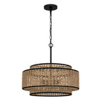 Quoizel Teton 5 Light Pendant Matte Black