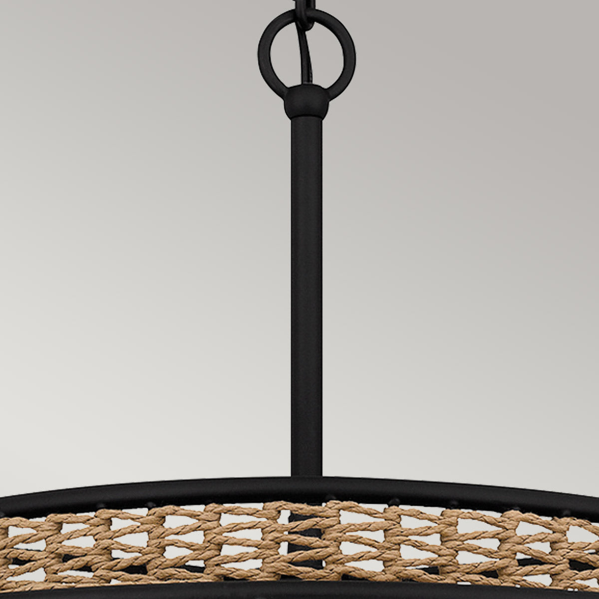 Quoizel Teton 5 Light Pendant Matte Black