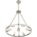 Quoizel Theater Row 7 Light Pendant Light in Imperial Silver