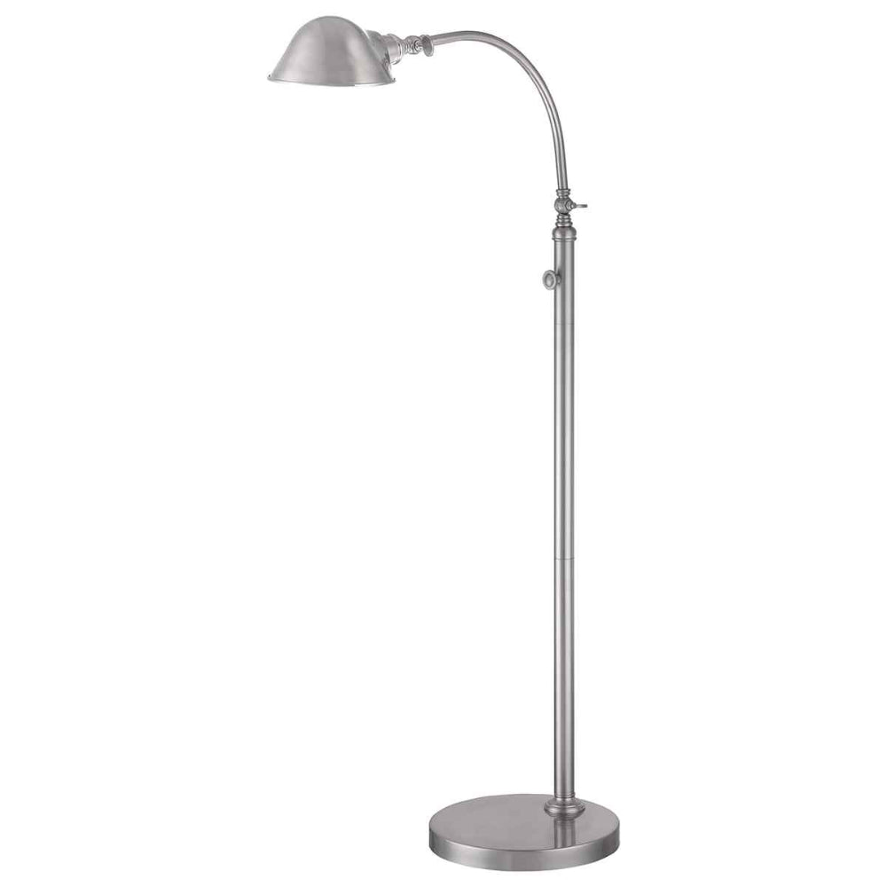 Quoizel Thompson LED Floor Lamp in Brushed Nickel QZ-THOMPSON-FLBN