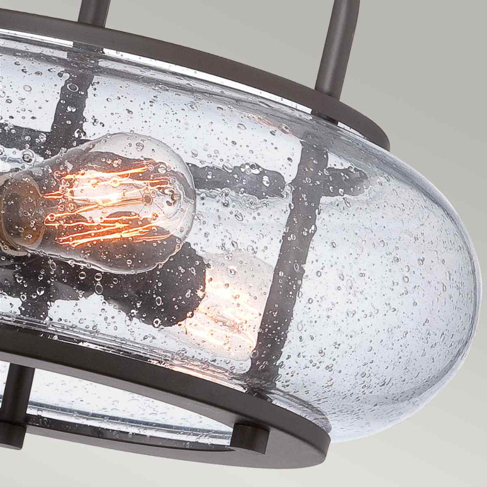 Quoizel Trilogy Medium Semi Flush Ceiling Light in Old Bronze