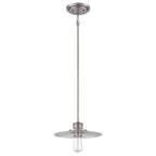 Quoizel Admiral 1 Light Mini Pendant Antique Nickel QZ-ADMIRAL-P-AN