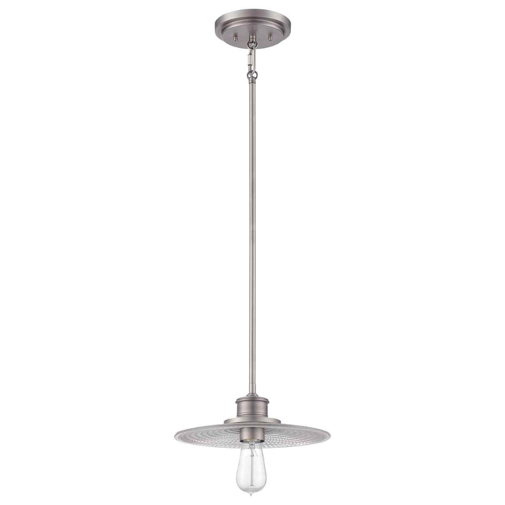 Quoizel Admiral 1 Light Mini Pendant Antique Nickel QZ-ADMIRAL-P-AN