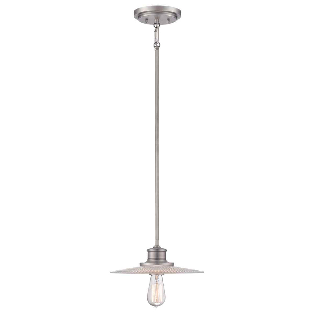Quoizel Admiral 1 Light Mini Pendant Antique Nickel QZ-ADMIRAL-P-AN