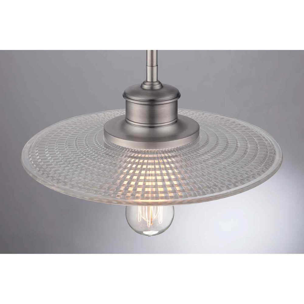 Quoizel Admiral 1 Light Mini Pendant Antique Nickel QZ-ADMIRAL-P-AN