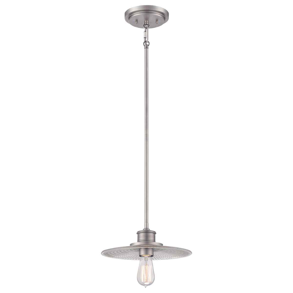 Quoizel Admiral 1 Light Mini Pendant Antique Nickel QZ-ADMIRAL-P-AN