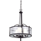 Quoizel Adonis 3 Light Pendant Light in Dark Cherry