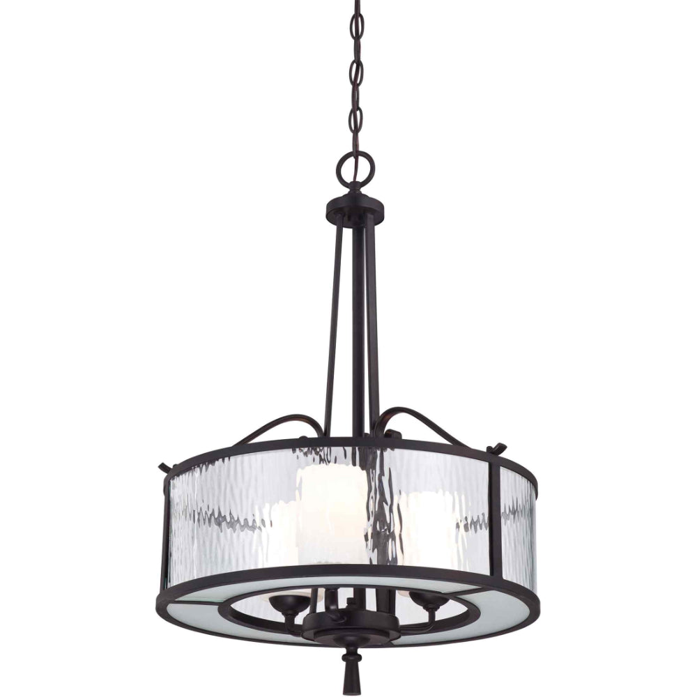Quoizel Adonis 3 Light Pendant Light in Dark Cherry