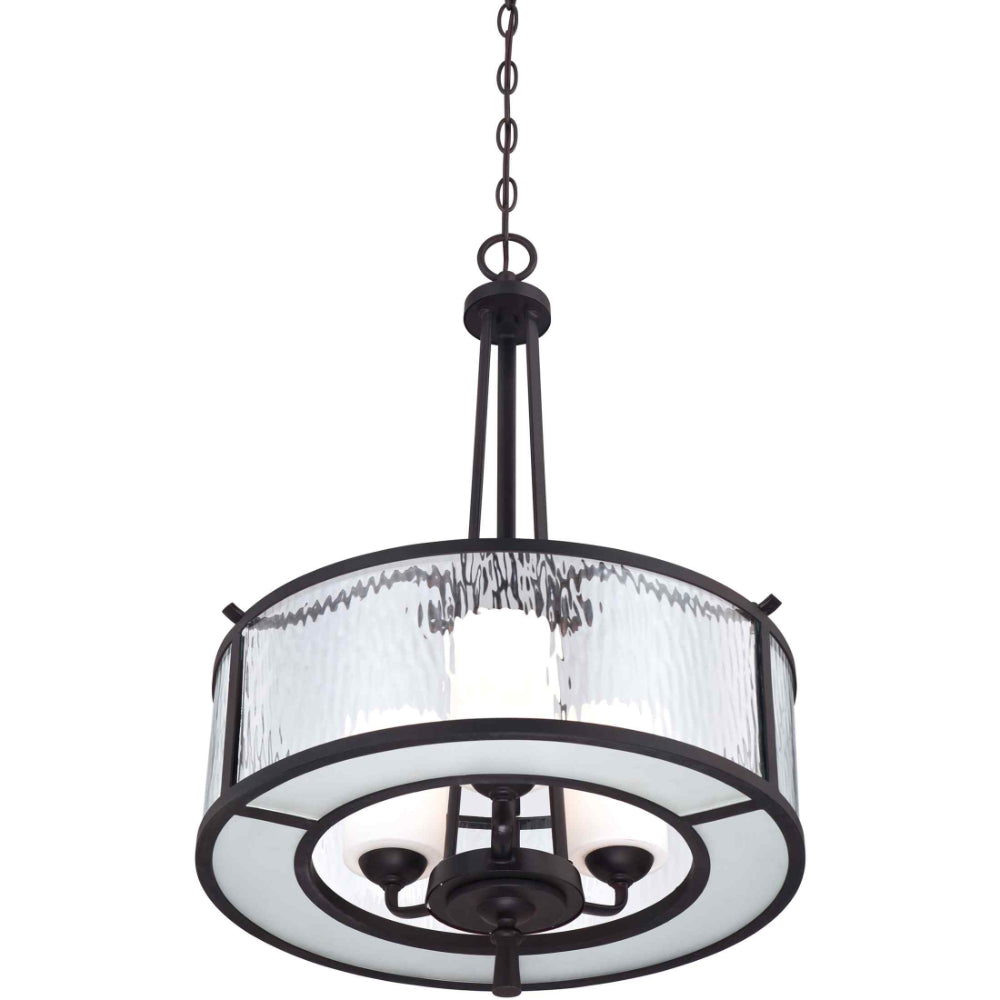 Quoizel Adonis 3 Light Pendant Light in Dark Cherry