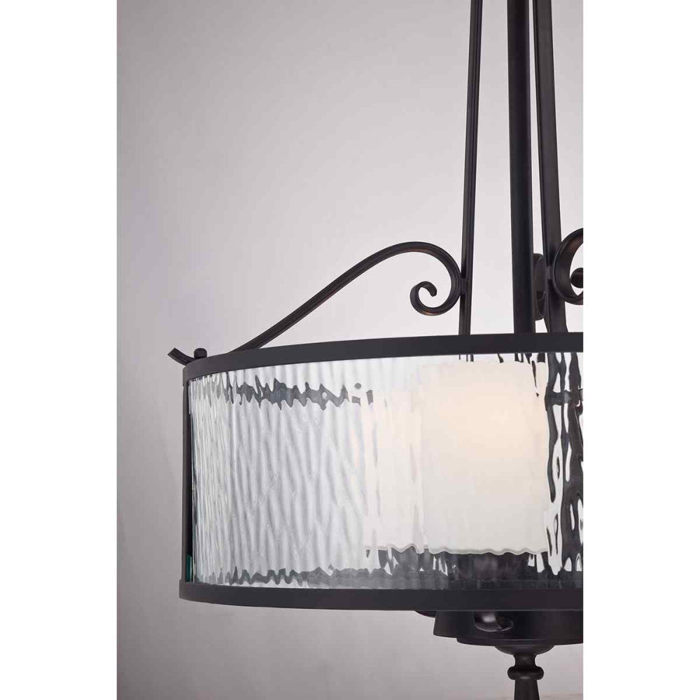 Quoizel Adonis 3 Light Pendant Light in Dark Cherry