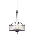 Quoizel Adonis 3 Light Pendant Light in Dark Cherry
