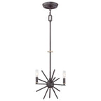Quoizel Carnegie 3 Light Chandelier Western Bronze QZ-CARNEGIE3