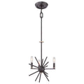 Quoizel Carnegie 3 Light Chandelier Western Bronze QZ-CARNEGIE3