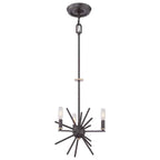 Quoizel Carnegie 3 Light Chandelier Western Bronze QZ-CARNEGIE3