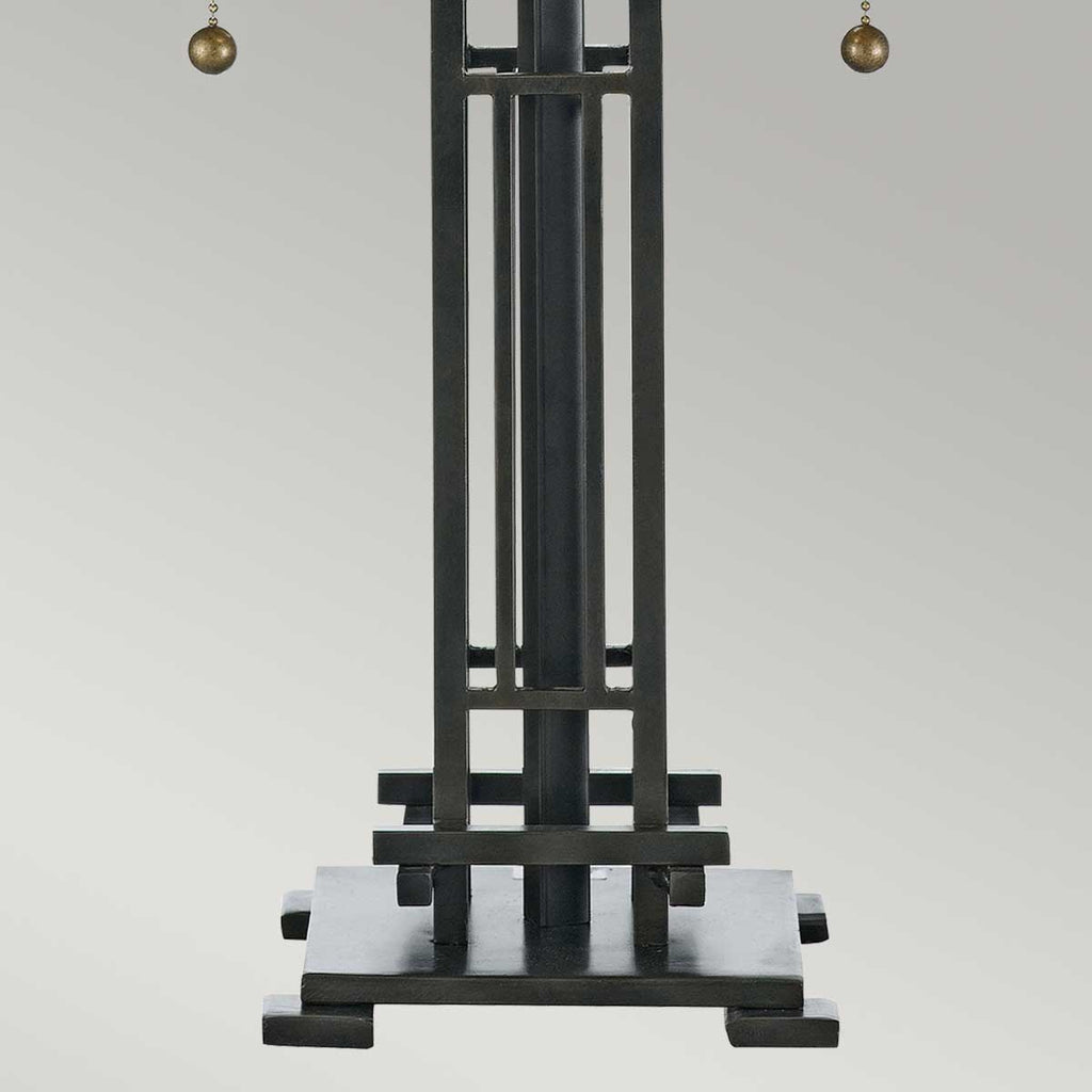 Quoizel Chastain Tiffany Desk Lamp in Vintage Bronze
