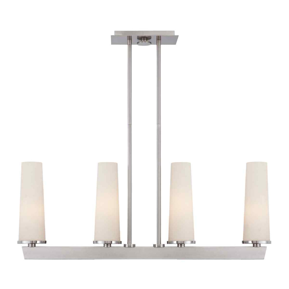 Quoizel Chelsea Loft 4 Light Pendant Light in Brushed Nickel