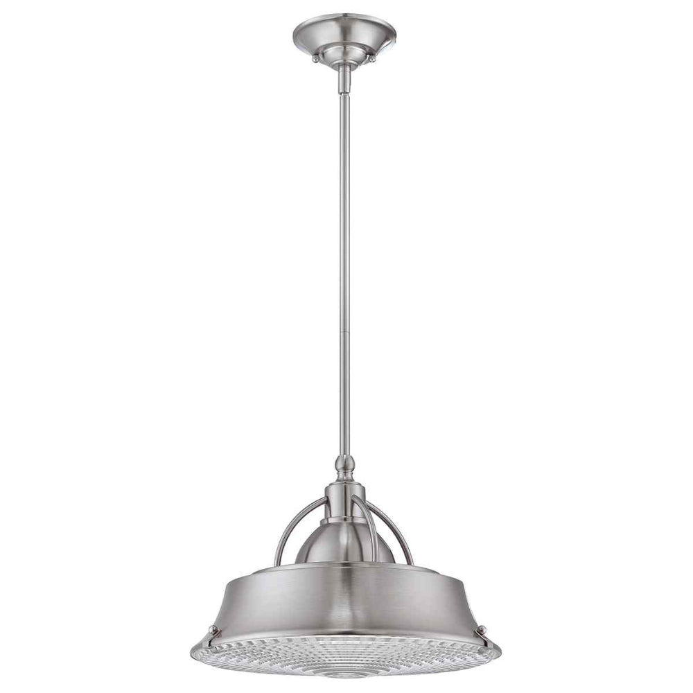 Quoizel Cody 2 Light Pendant in Brushed Nickel QZ-CODY-P-M-BN