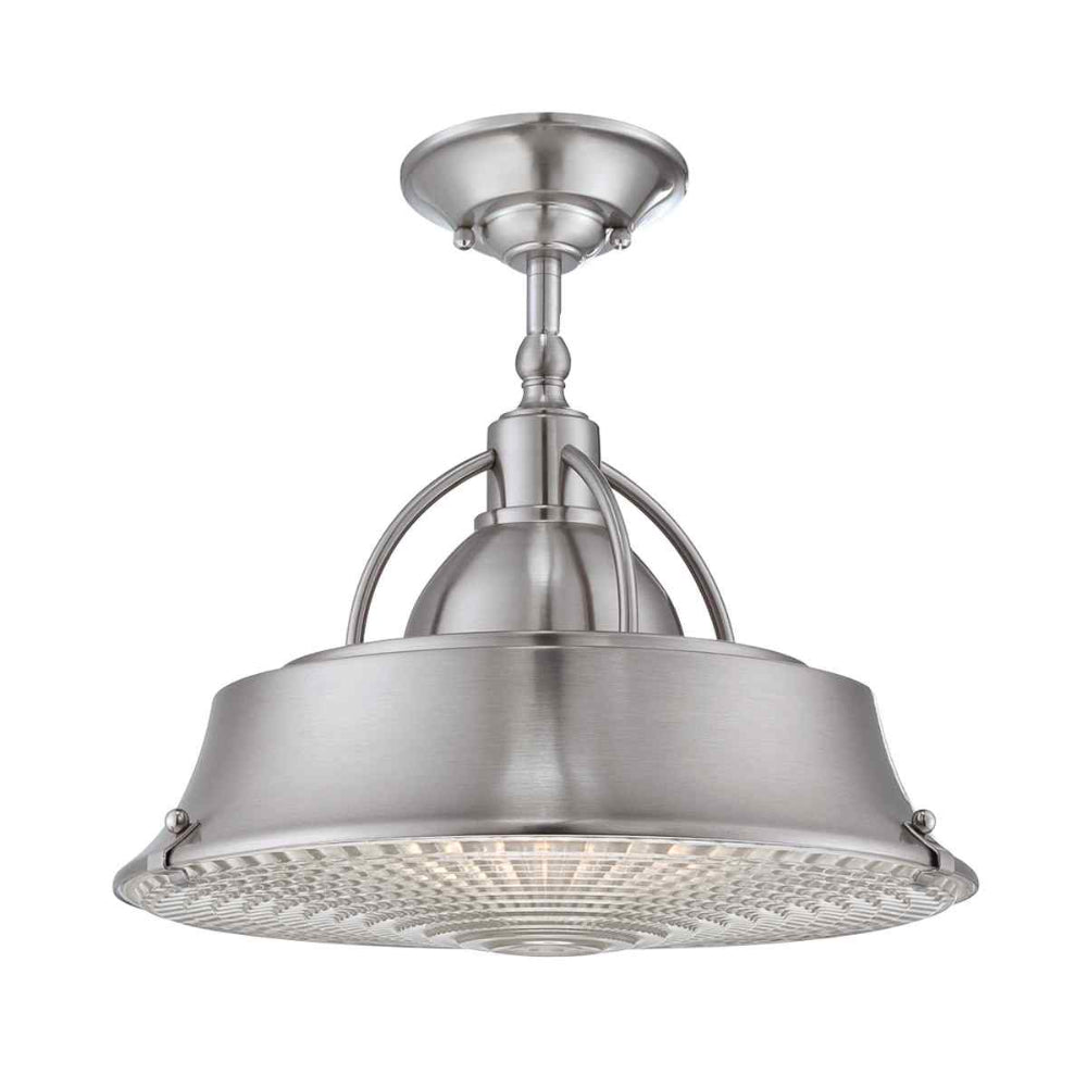 Quoizel Cody 2 Light Pendant in Brushed Nickel QZ-CODY-P-M-BN
