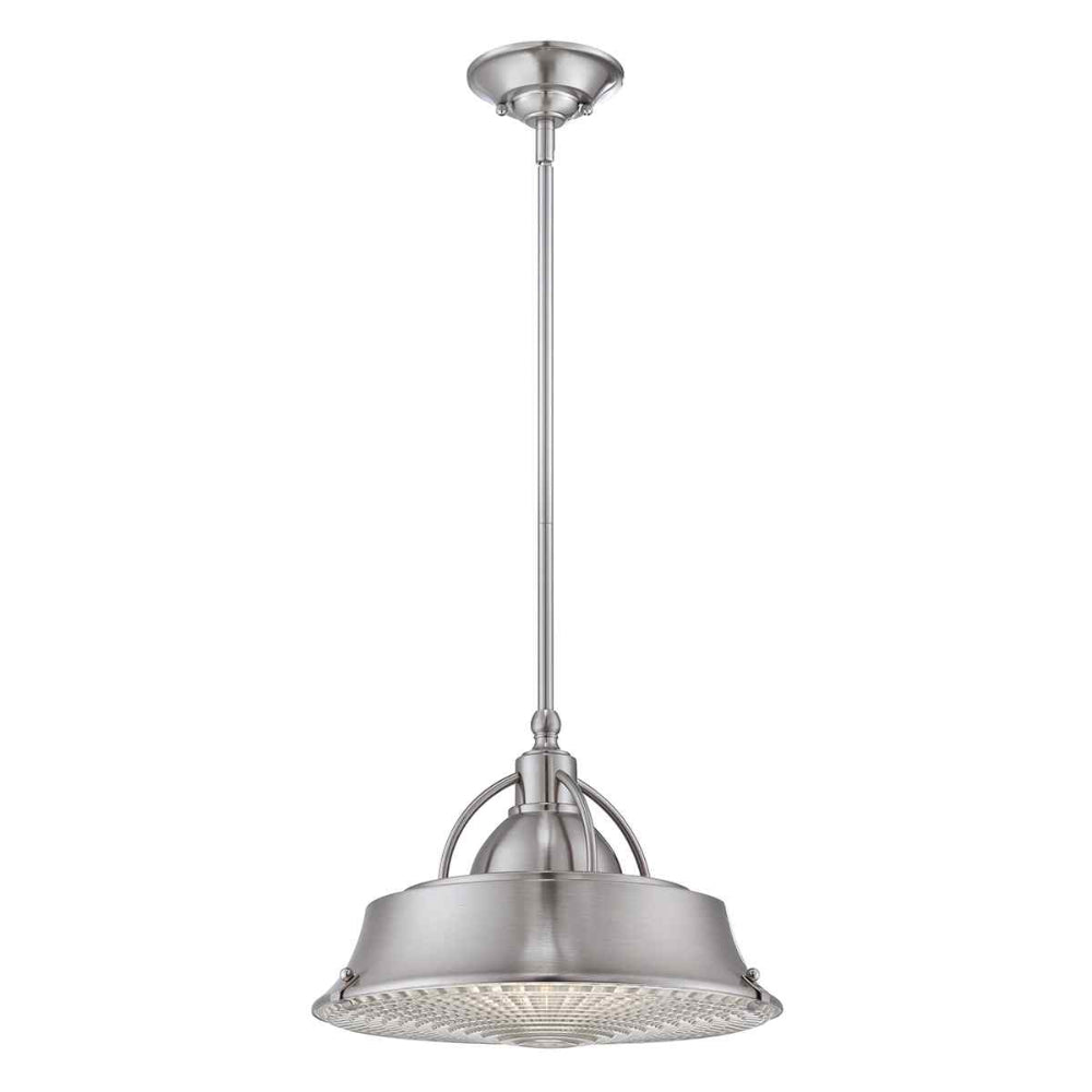 Quoizel Cody 2 Light Pendant in Brushed Nickel QZ-CODY-P-M-BN