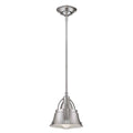 Quoizel Cody 1 Light Mini Pendant in Brushed Nickel QZ-CODY-P-S-BN